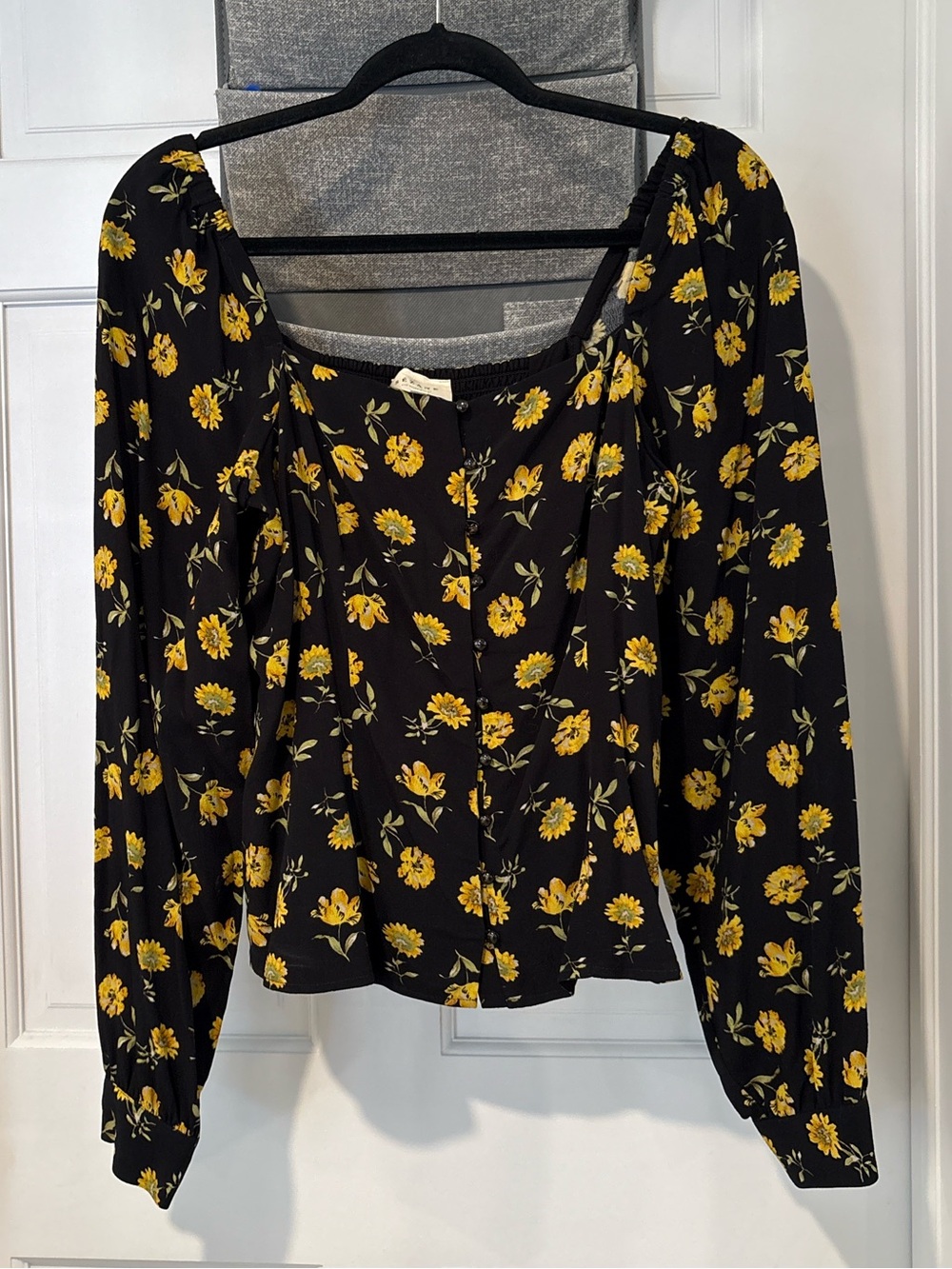 Sezane Annelise Floral Blouse Top 38 - Picture 3 of 9